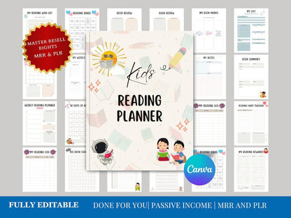 Kids Learning Planners Coloring Work Sheets