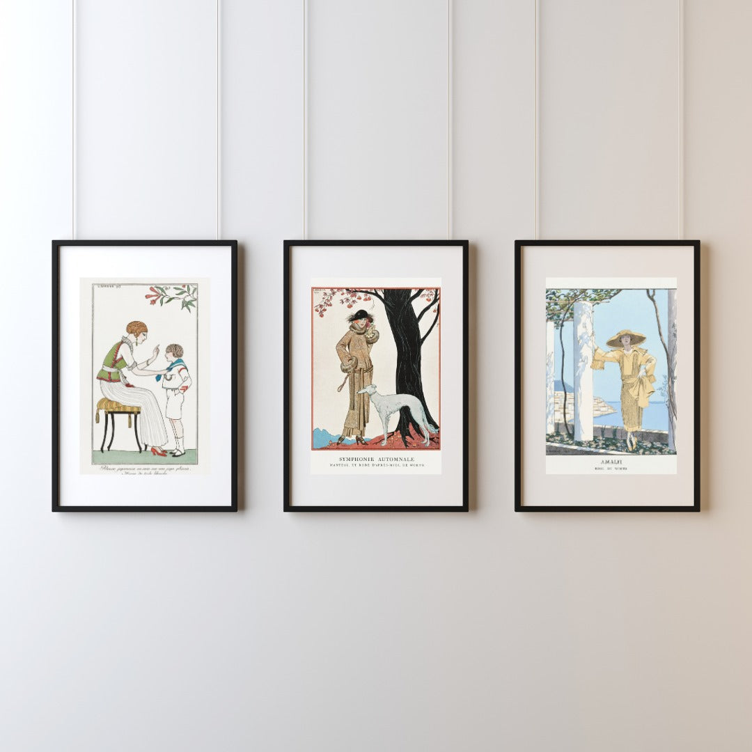 Printable Wall Art Bundle - Parisian Fashion 88 Art Deco