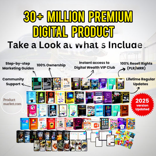 30+ Million Digital Products passive income